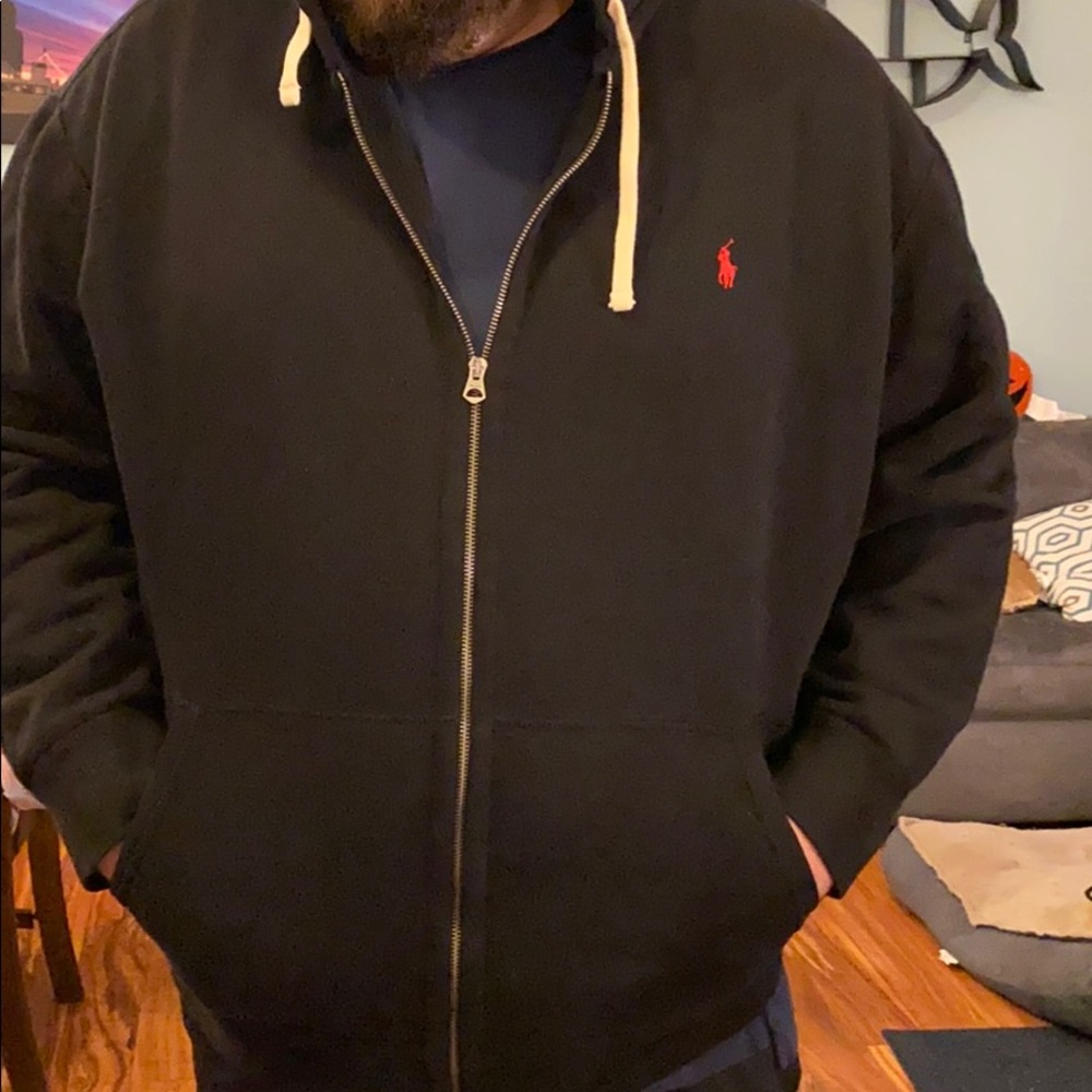 Men’s 4x zip up Hoodie Polo